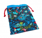 Projektbeutel/ Handarbeitsbeutel mit Kordel Waldliebe